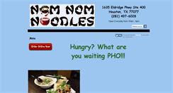 Desktop Screenshot of nomnomnoodles.com